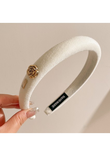 Sonbahar ve Kış Üst Düzey Saç Bantları Duygusu Köri Kafa Bandı Zarif Banliyö Qianjin Basıncı Saç Tokası Saç Demetini Boğmaz Karışıklık Kolay Değildir (Yurt Dışından)