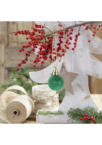 9 Adet Yılbaşı Çam Ağacı Süsü Mini Yılbaşı Topu 3cm fırsatları