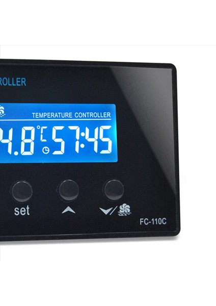 2x FC-110C 230V10A LCD Mini Sauna Odası Ayak Spa Dijital Sıcaklık Denetleyicisi Geri Sayım Zamanlayıcı Regülatörü Termostat (Yurt Dışından) modelleri