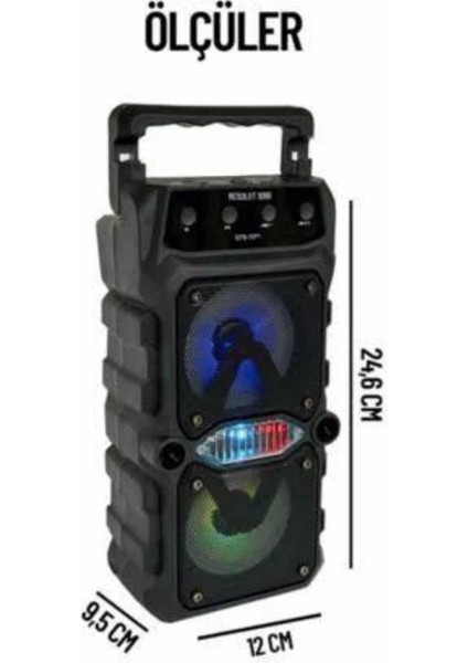 Büyük Boy Bluetooth Hoparlör Çoklu Bağlantı Çift Çıkışlı Taşınabilir K - UD001X-50MY8 modelleri