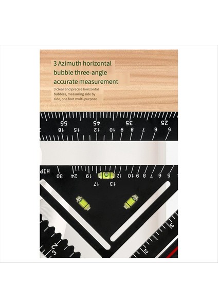 45 ve 90 Derece Düzeni Için Ahşap Işleme Işaretleme Cetveli Çok Fonksiyonlu Katlanabilir Ölçüm Aracı Için Üçgen Cetvel (Yurt Dışından) fiyatları