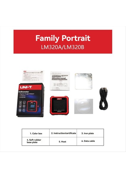 Uni-T Metre Manyetik Daldırma Metre Dijital Prensıce Angrak Ölçüm Aracı Lazer Goniyometre Goniyometre (Yurt Dışından) modelleri