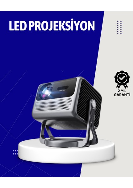 Smart Projector Android Tv Taşınabilir Gimbal Standlı - UD001X-50LZP3