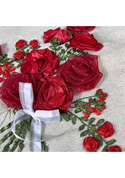 5488 El Yapımı Dekoratif Kurdela Nakışı Işlemeli Kırlent / Yastık Kılıfı modelleri