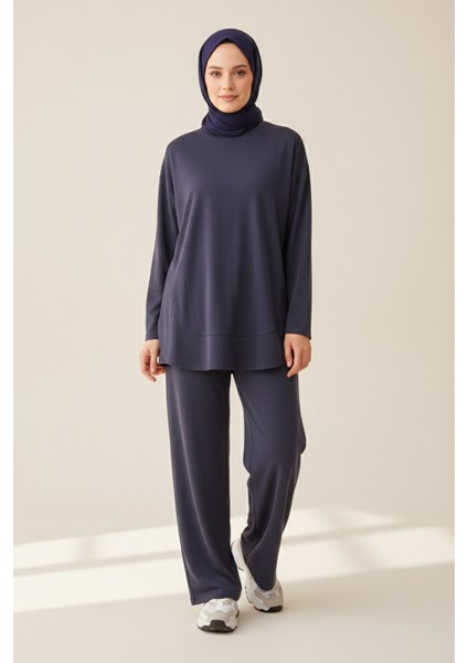 Tunik Pantolon Takım 3136 Indigo