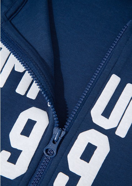 6S10119-70721 Fermuarlı Lacivert Sweatshirt modelleri