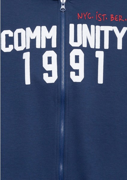 6S10119-70721 Fermuarlı Lacivert Sweatshirt fırsatları