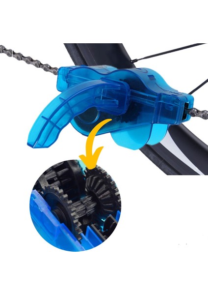 Bisiklet Zincir Dişlisi Koruyucu Pas Sökücü Temizleme Fırçası Aparatı Bakım Seti 4 Parça ( fiyatları