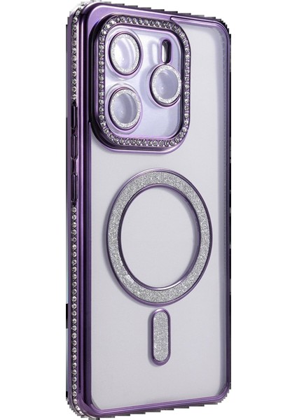 Xiaomi Redmi Note 14 4g Joke Simli Magneticsafe Kılıf - Derin MOR-(5796) - UD001X-50L980 modelleri