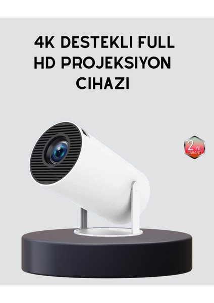 Ev Sineması Projeksiyon Cihazı – 160 Ansı Lümen 4K Uyumlu ve Kablosuz Görünt? - UD001X-50QQH