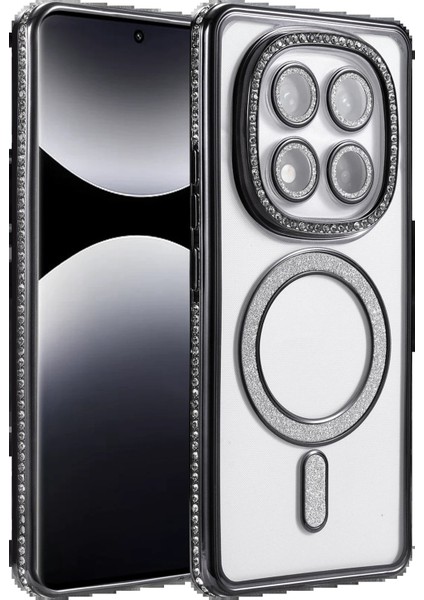 Xiaomi Redmi Note 14 Pro 5g Joke Simli Magneticsafe Kılıf - SIYAH-(5796) - UD001X-50L991