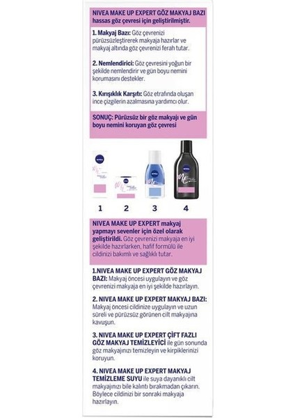 Make Up Expert Nemlendirici Göz Makyaj Bazı 15 ml modelleri