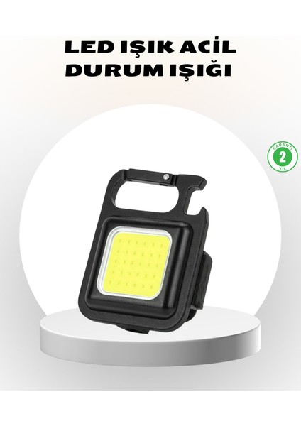 Süper Parlak 800 Lümen LED Fener – USB Şarjlı 3 Işık Modlu Mini Taşınabili - UD001X-50NQO