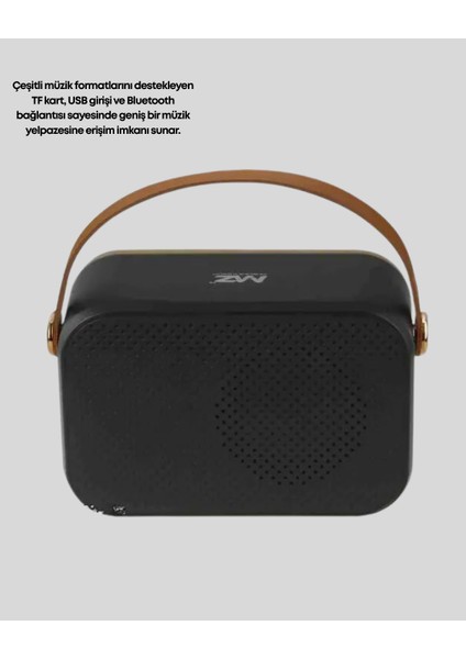 Retro Tarz Kablosuz Radyo – Bluetooth USB ve Tf Kart Girişli - UD001X-50NK61 fiyatları