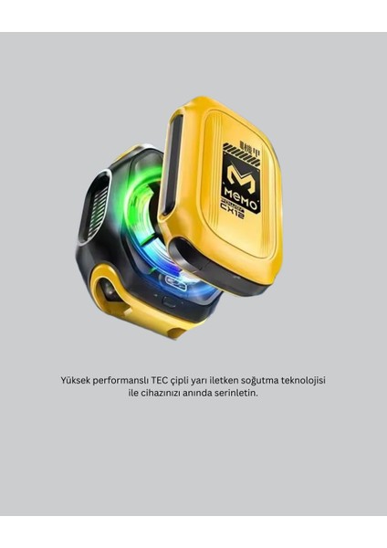 7 Kanatlı Vortex Fanlı Akıllı Telefon Soğutma Aparatı - UD001X-50OJZ0 fiyatları