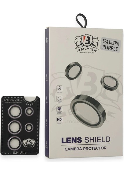 Samsung Galaxy S24 Ultra Bilvis Titan Kamera Lens - Derin MOR-(5796) - UD001X-51EEF6