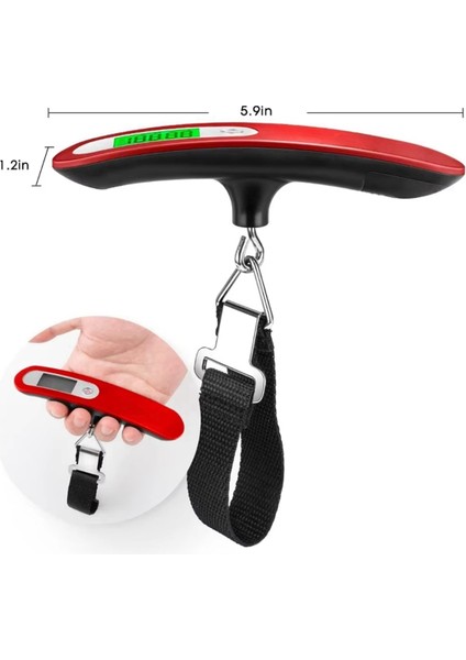 Dijital Bagaj Ölçeği El Bagajı Ölçek Taşınabilir Ölçek Gezginler Için El Taşıyıcı Ölçeği 110 Lbs A (Yurt Dışından) fırsatları