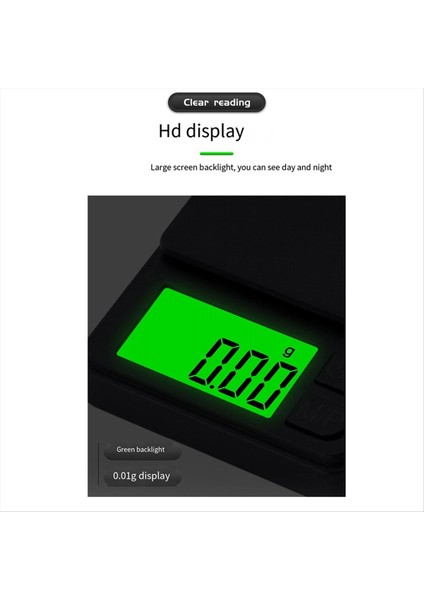 Mini Mücevher Ölçeği 0 01 Ölçekli Takı Ölçeği Yüksek Hassas Dijital Cep Ölçeği 7 Birim Tare Ağırlığı (Yurt Dışından) modelleri