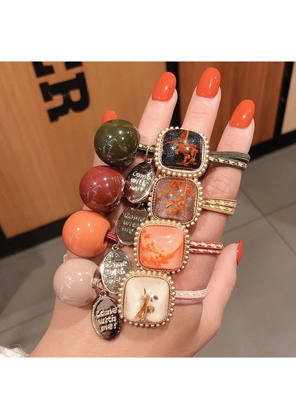 Yüksek Elastikiyet Dalı Saç Bandı Saç Bağı Kızlar Çok Yönlü Kafa Bandı Kıdemli Deri Bant Duygusu Başlık Moda Tatlı Saç Aksesuarları (Yurt Dışından) modelleri