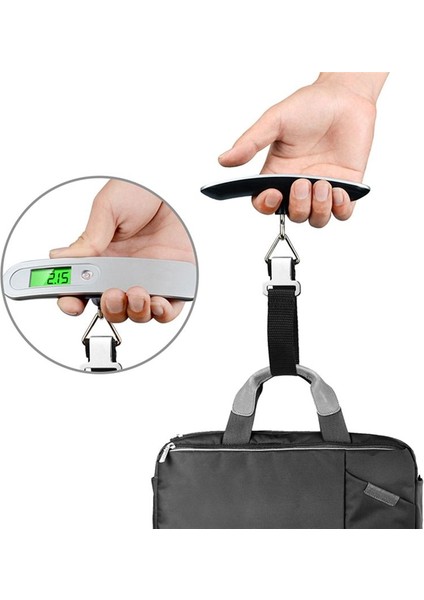 Dijital Bagaj Ağırlığı Ölçeği 50KG Yüksek Hassas Taşınabilir Tartım Ölçeği Elde Taşınan Bavul Asma Ölçeği (Yurt Dışından) modelleri