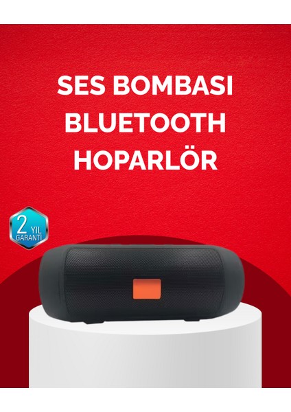 Bluetooth Hoparlör 20W Bass Güçlü Ses USB Flash Aux Destekli - UD001X-50LXO0