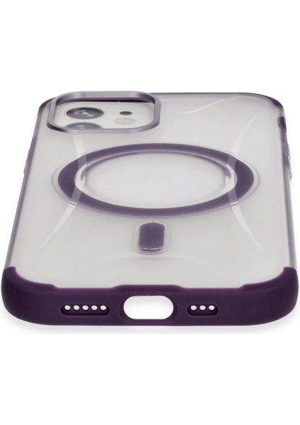 iPhone 11 Hilton Magsafe Kapak - Derin MOR-(5796) - UD001X-50T5O0 modelleri