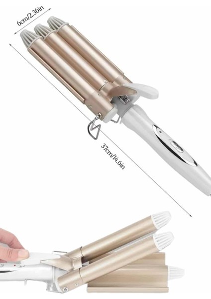 Saç Şekillendirici Wag Maşa Üçlü Yüksek Isı Ayarlı Seramik Kaplama - UD001X-50Q0C0 modelleri