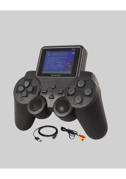 500 Oyunlu Nostaljik El Tipi Oyun Konsolu Taşınabilir Şarjlı Cihaz Renkli Ekran - UD001X-50OYZ modelleri