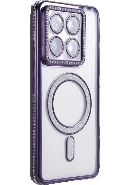 Xiaomi Mi 14T Pro Joke Simli Magneticsafe Kılıf - Derin MOR-(5796) - UD001X-50LF42 modelleri