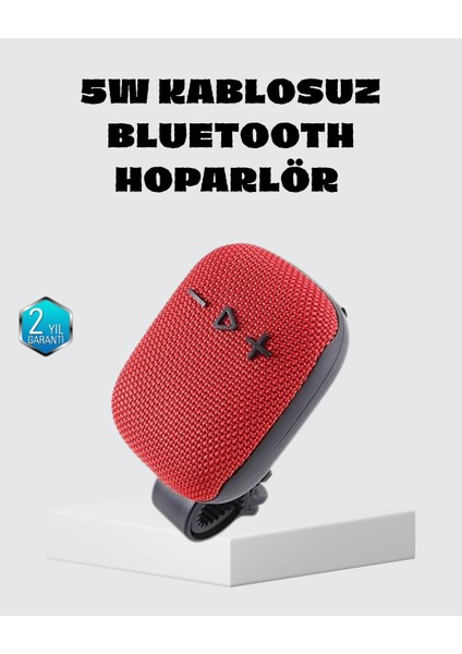 Taşınabilir Kablosuz Hoparlör – 5W Güç Tws Bağlantı ve 800MAH Pil - UD001X-50LX40