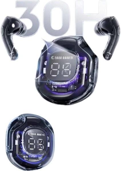 Kablosuz Dijital Göstergeli Powerbanklı Ios ve Android Uyumlu Gaming Kulaklık - UD001X-50MXH4 indirimleri