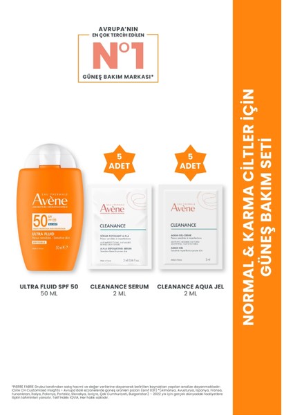 Normal & Karma Ciltler Için Güneş Bakım Seti (Serum + Jel) Hediyeli