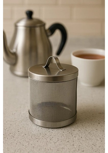 Çaydanlık Demlik Içi Süzgeç Çay Süzgeci Kafes Paslanmaz Çelik 7 cm