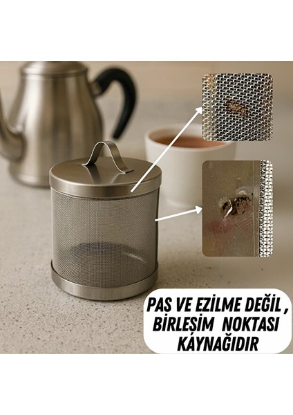 Çaydanlık Demlik Içi Süzgeç Çay Süzgeci Kafes Paslanmaz Çelik 7 cm fırsatları