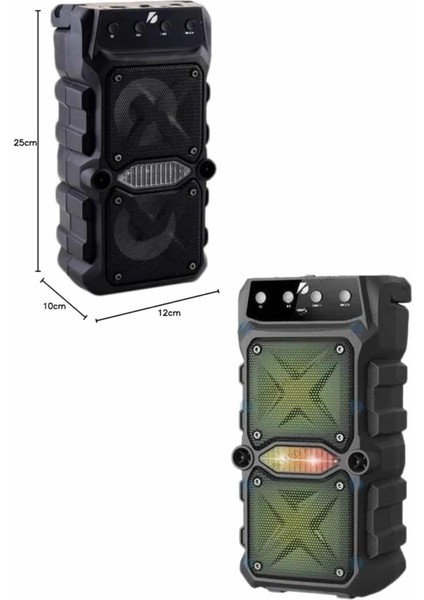 Ses Bombası Kablosuz Bluetooth Hoparlör Çift Çıkışlı Yüksek Ses Kaliteli Ho - UD001X-50QKF indirimleri