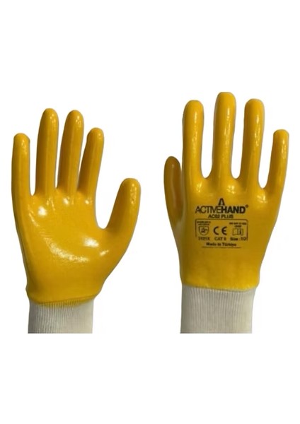 Ac-02 Plus Koruyucu Dayanıklı Profesyonel Iş Eldiveni 12'li