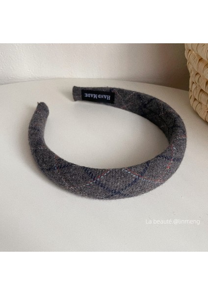 Gri Bölüm Gri Bölüm Kore Versiyonu Saç Bandı Sonbahar ve Kış Kıdemli Günlük Tatlı Kafa Bandı Saç Aksesuarları Doku Saç Grotto Yeni! (Yurt Dışından)