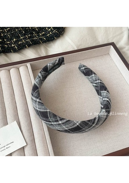 Gri Bölüm Gri Bölüm Kore Versiyonu Saç Bandı Sonbahar ve Kış Kıdemli Günlük Tatlı Kafa Bandı Saç Aksesuarları Doku Saç Grotto Yeni! (Yurt Dışından)