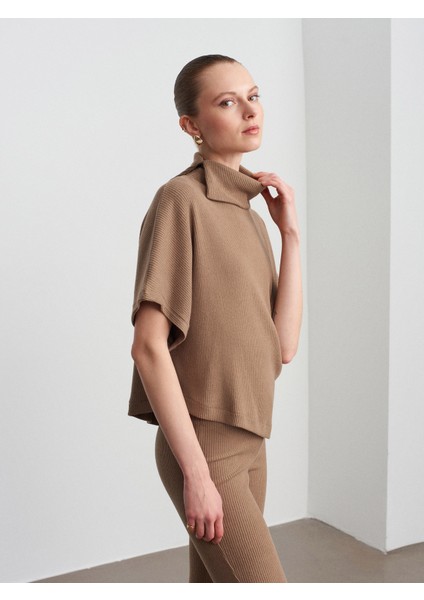 32239 Asimetrik Kesim Boğazlı Top-Vizon fiyatları