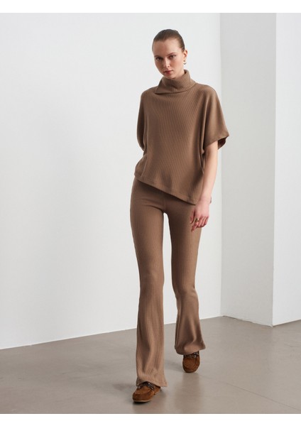 32239 Asimetrik Kesim Boğazlı Top-Vizon indirimleri