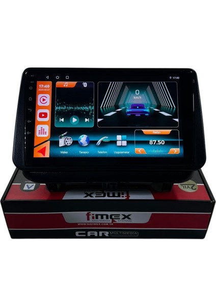 Toyota Corolla 1995-2000 (Güneş-Ay) Fimex 4-64 (Fanlı) Dspli Pro Oem Multimedia