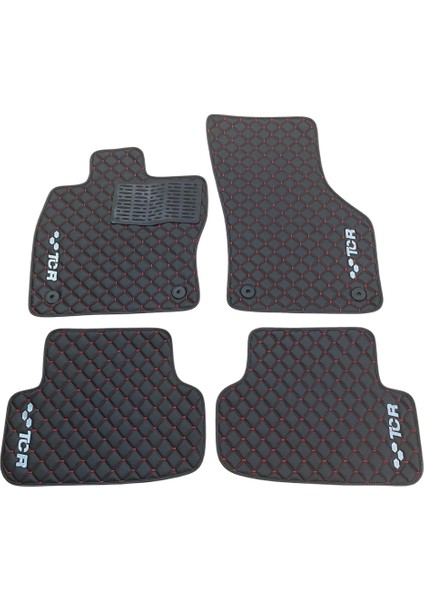 Oto Halı Paspas Seti Volkswagen Toureg Serisi Modelleri Uyumlu Sline Sport Kaymaz & Şık Tasarım fiyatları