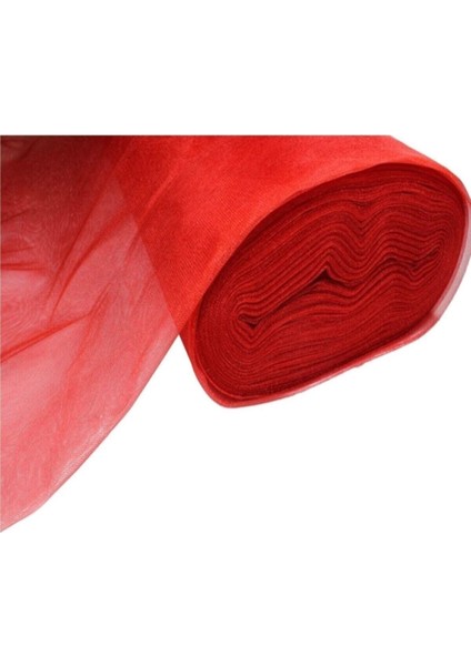 Kristal Tül, Bohça ve Tepsi Süsleme Tülü, Tütü Tülü_kırmızı 5 M.