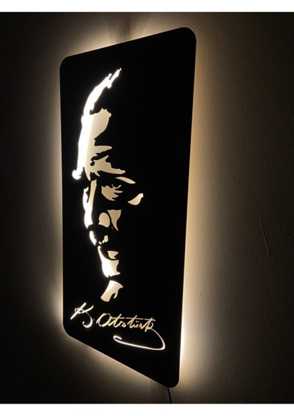 Atatürk LED Işıklı Duvar Tablosu modelleri