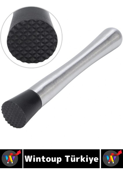 Uzun Ömürlü Ergonomik Tutuş Içecek Kokteyl Bar Meyve Ezme Tırtıklı Zahmetsiz Buz Kırma Çubuğu fiyatları