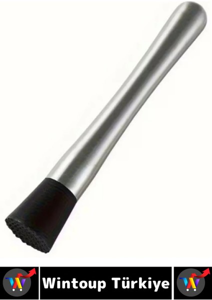 Uzun Ömürlü Ergonomik Tutuş Içecek Kokteyl Bar Meyve Ezme Tırtıklı Zahmetsiz Buz Kırma Çubuğu indirimleri