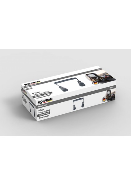 7'li N Tip Tır Dorse Kablosu - Siyah Enjeksiyon Baskı - Wolfram 70501 fiyatları