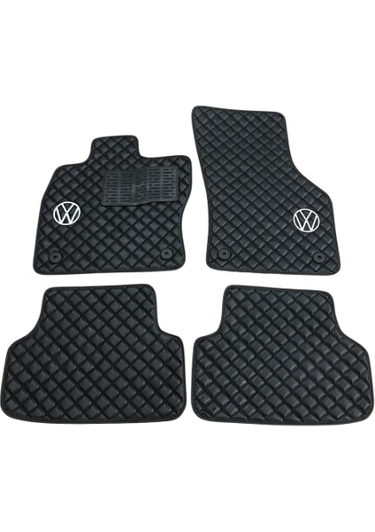 Oto Halı Paspas Seti Volkswagen Toureg Serisi Modelleri Uyumlu Sline Sport Kaymaz & Şık Tasarım fiyatları