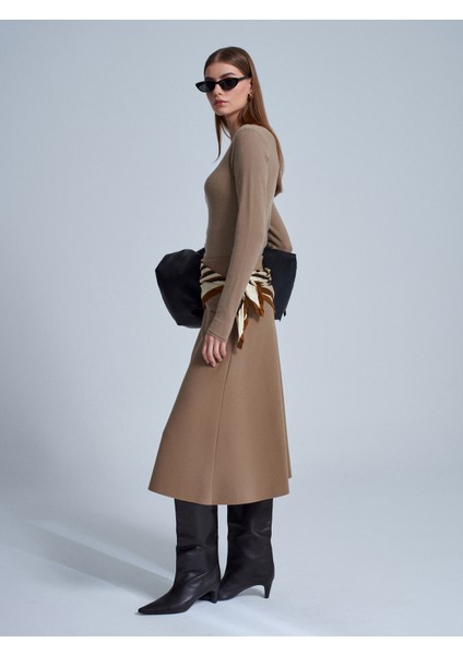 10842 V Yaka Kaşmir Karışımlı Kazak-K.vizon M. indirimleri