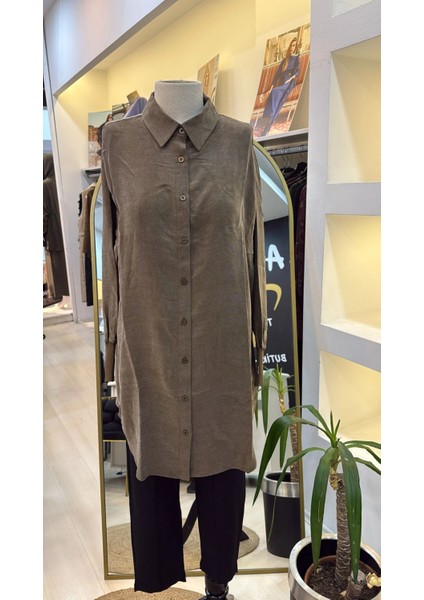 Terra Kadın Gömlek 7178 Vizon fırsatları